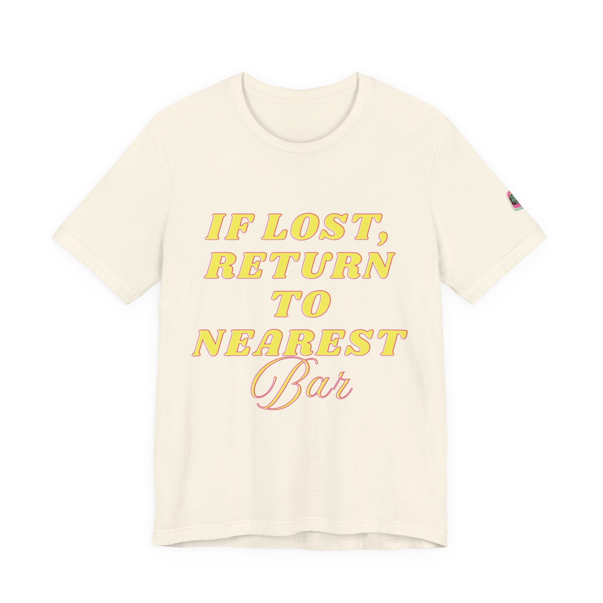 If Lost Return to Nearest Bar – Unisex Vintage Graphic Tee