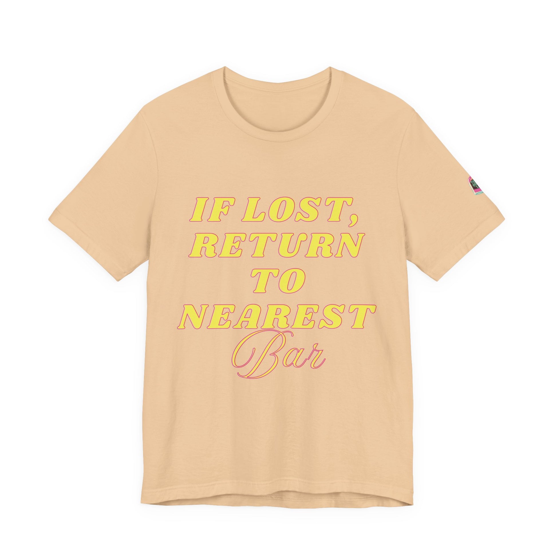 If Lost Return to Nearest Bar – Unisex Vintage Graphic Tee