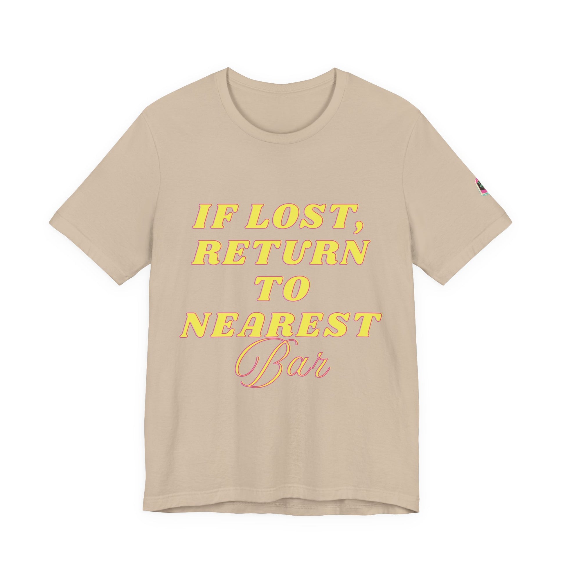 If Lost Return to Nearest Bar – Unisex Vintage Graphic Tee