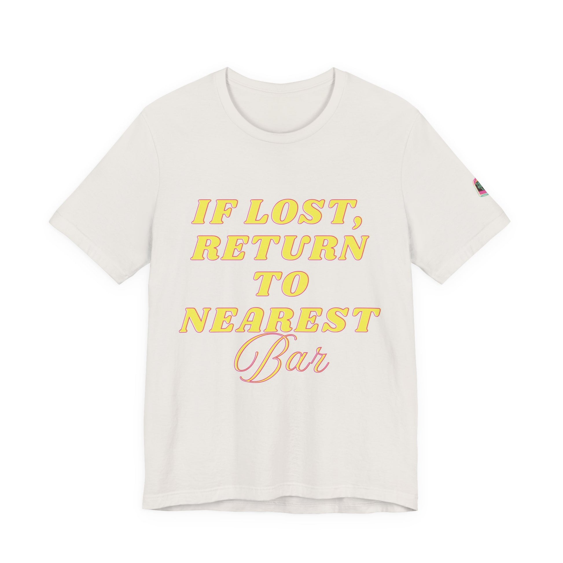 If Lost Return to Nearest Bar – Unisex Vintage Graphic Tee