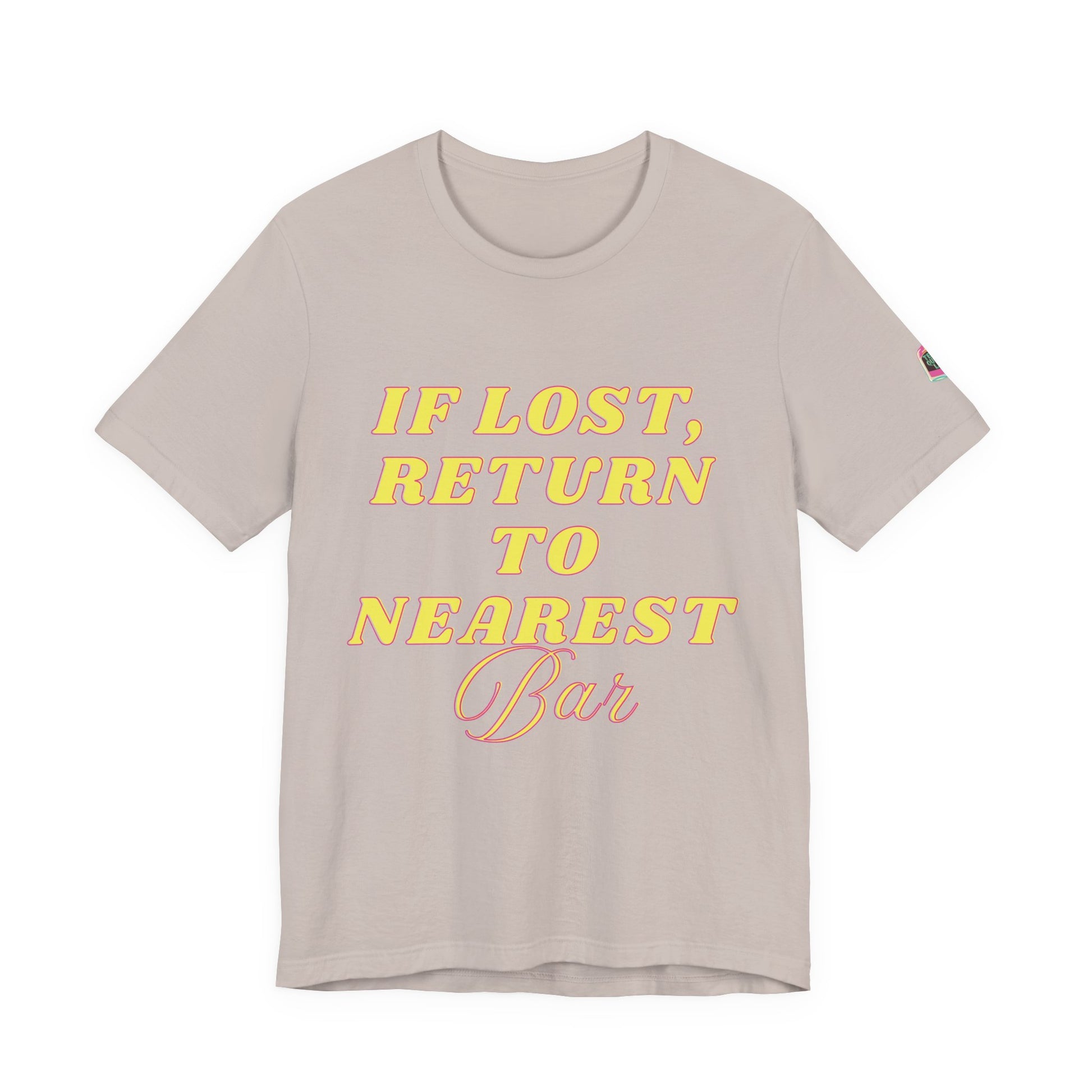 If Lost Return to Nearest Bar – Unisex Vintage Graphic Tee