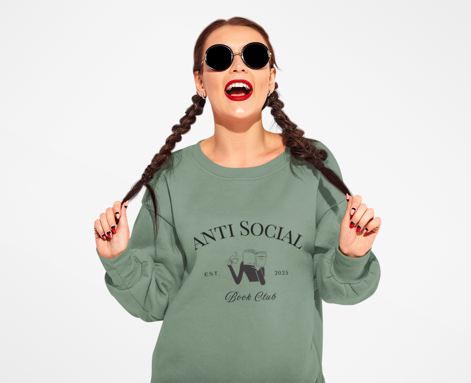 Anti Social Book Club Sweatshirt, Unisex