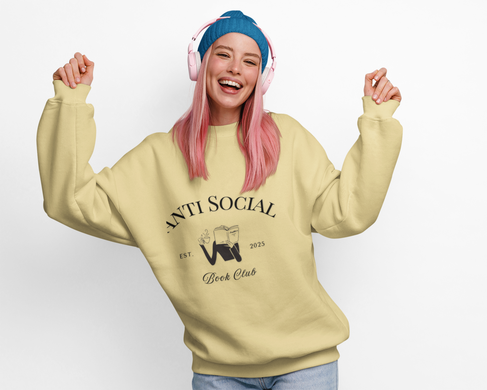 Anti Social Book Club Sweatshirt, Unisex