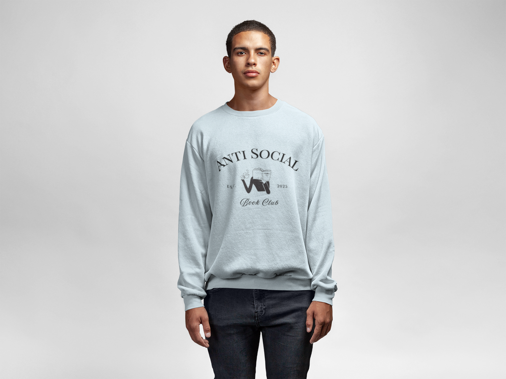 Anti Social Book Club Sweatshirt, Unisex