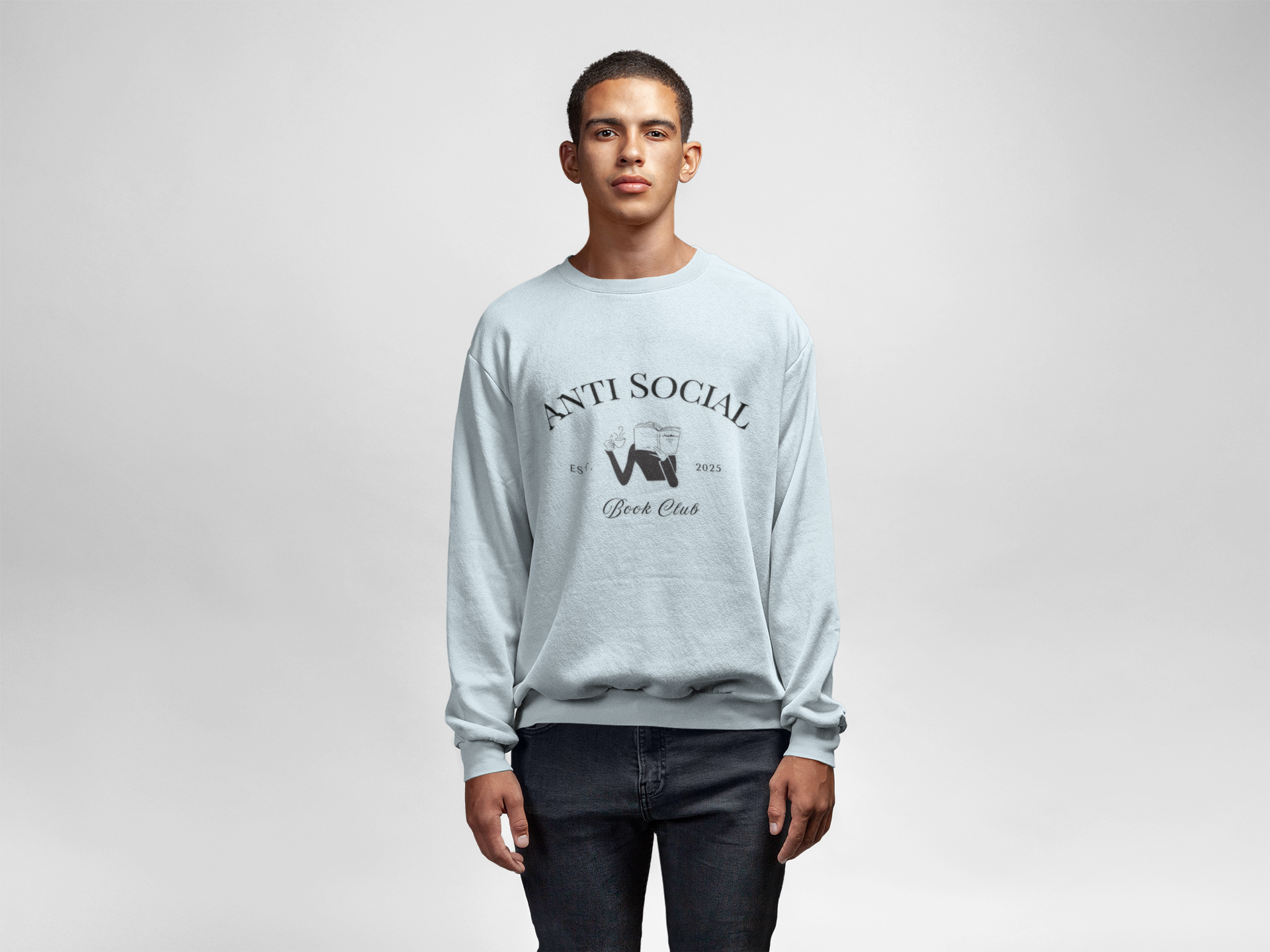 Anti Social Book Club Sweatshirt, Unisex