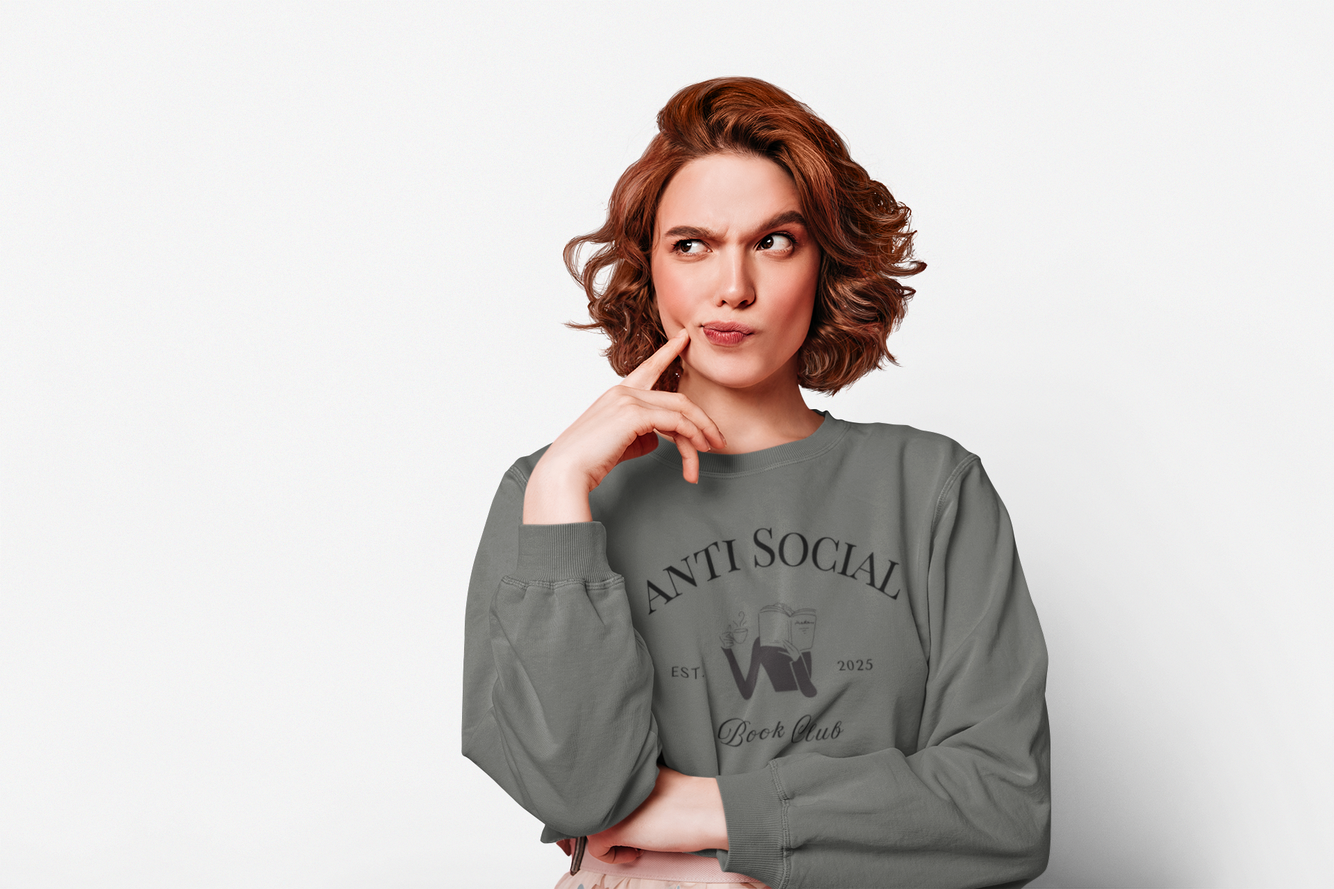 Anti Social Book Club Sweatshirt, Unisex
