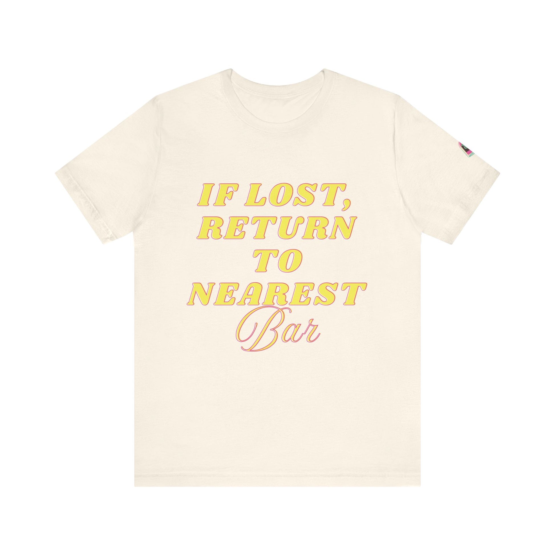 If Lost Return to Nearest Bar – Unisex Vintage Graphic Tee