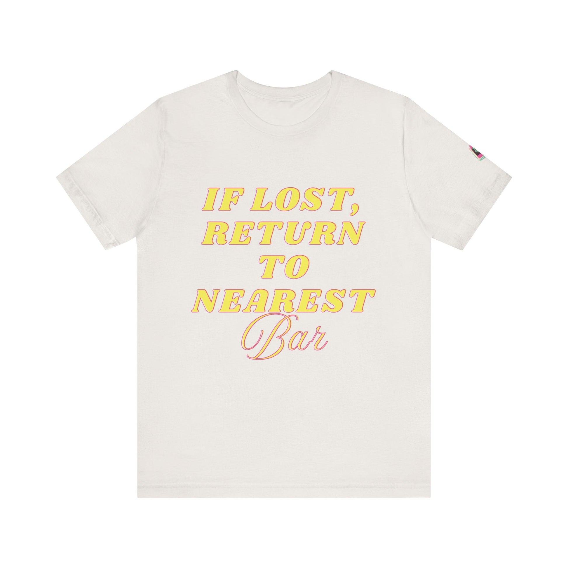If Lost Return to Nearest Bar – Unisex Vintage Graphic Tee