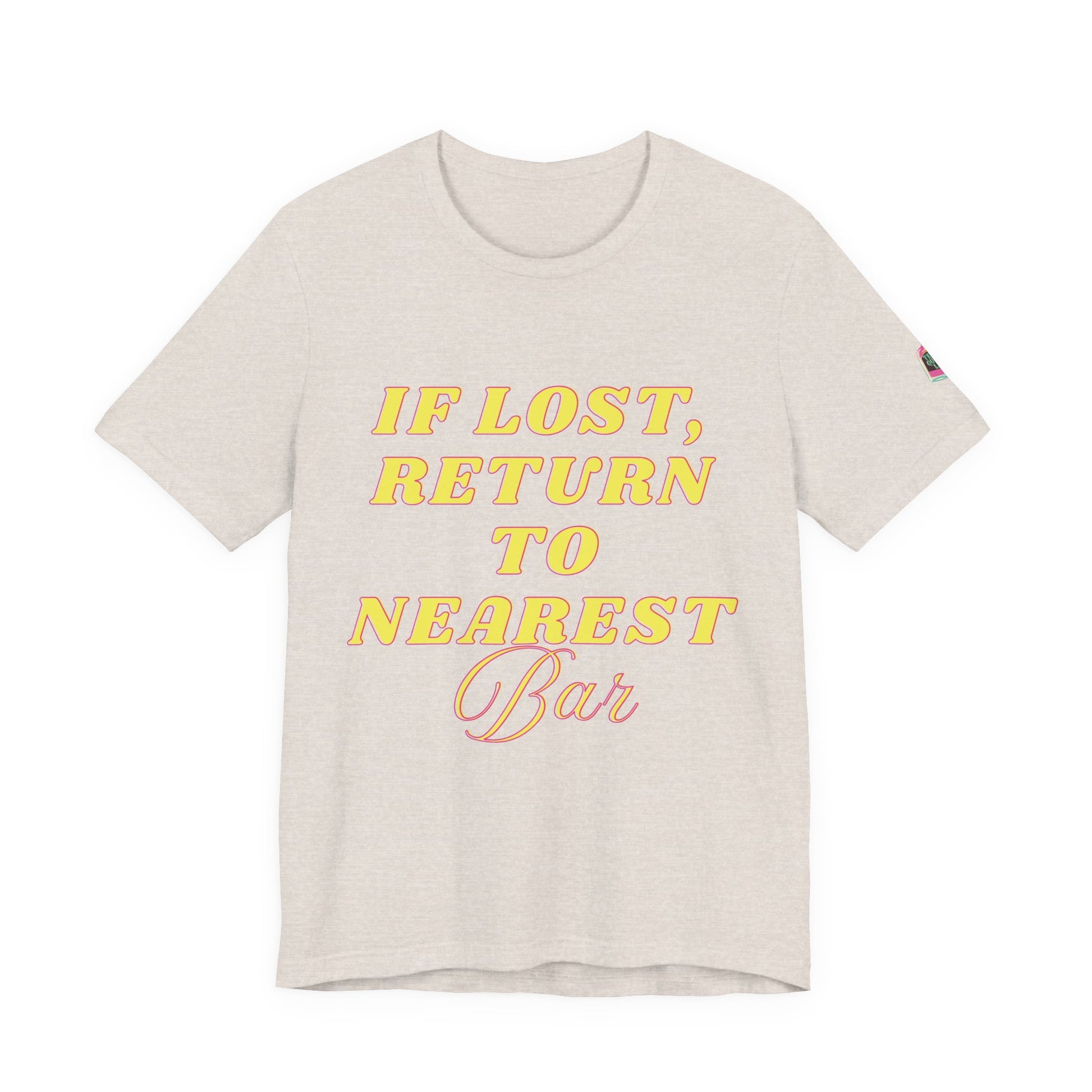 If Lost Return to Nearest Bar – Unisex Vintage Graphic Tee