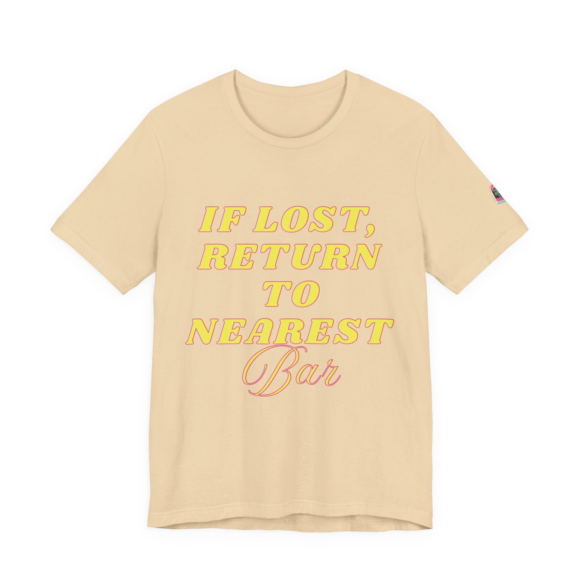 If Lost Return to Nearest Bar – Unisex Vintage Graphic Tee